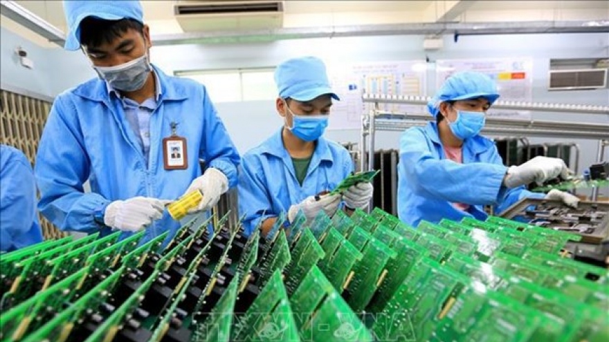 Electronics manufacturing makes up nearly 18% of Vietnam’s industry